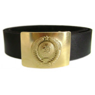 police Soviet military Officers belt with Arms of USSR   police Soviet military Officers belt with Arms of USSR