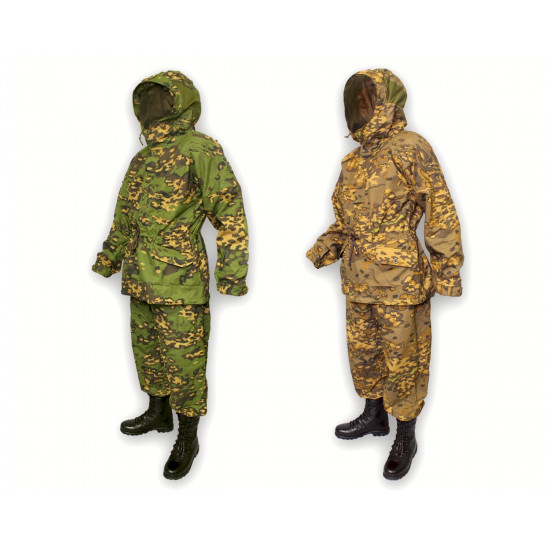 Russischer Frosch Camo Masking Uniform Partizan 2-seitig reversible Ratnik Anzug