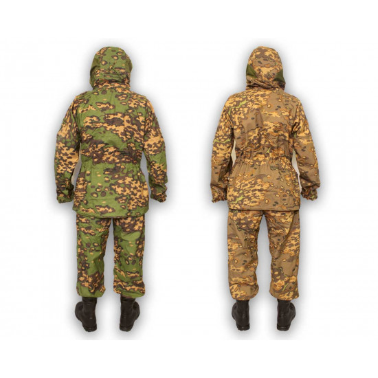 Russischer Frosch Camo Masking Uniform Partizan 2-seitig reversible Ratnik Anzug