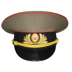 Armée soviétique / chapeau militaire russe d`artillerie générale et de troupes de réservoir m88 Armée soviétique / chapeau militaire russe d`artillerie générale et de troupes de réservoir m88