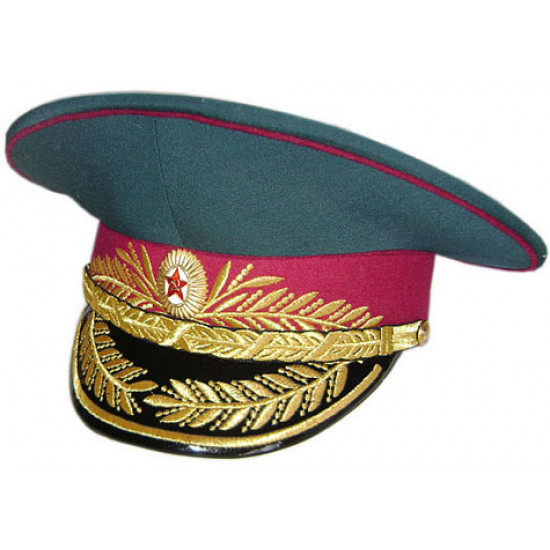 ソビエト/ロシア警察mvd将軍バイザー帽子