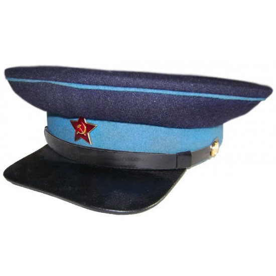 Sowjetischen russischen rkka polizei offizier visor hut wwii