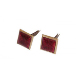 Soviet army 2 red cubes for collar tabs Soviet army 2 red cubes for collar tabs