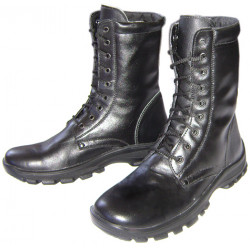 Black leather tactical   airsoft high boots Black leather tactical   airsoft high boots