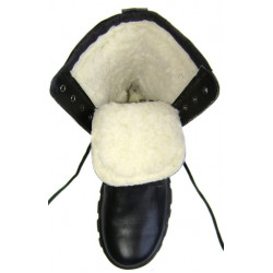 Airsoft military winter leather officer boots with fur Airsoft military winter leather officer boots with fur