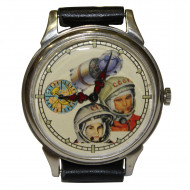 Reloj mecánico soviético raro "MOLNIJA / Molnia" Y. Gagarin y V. Tereshkova ESPACIO Reloj mecánico soviético raro "MOLNIJA / Molnia" Y. Gagarin y V. Tereshkova ESPACIO