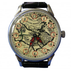 Montre mécanique soviétique "MOLNIJA" - Carte Ancient World Montre mécanique soviétique "MOLNIJA" - Carte Ancient World