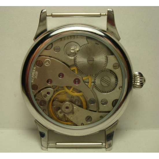 Mechanical wristwatch Molnija transparent Air Force Red Army PKKA Mechanical wristwatch Molnija transparent Air Force Red Army PKKA