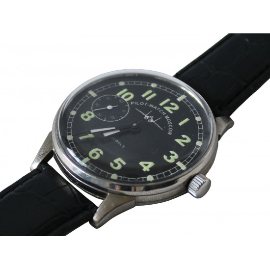 Rare Mechanical Soviet wrist Watch "MOLNIJA" Pilot-watch Moscow