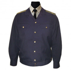 Soviet Officer's blue jacket of Soviet Navy Fleet  Soviet Officer's blue jacket of Soviet Navy Fleet