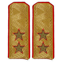 Soviet combined arms, infantry, tank and artillery parade general, marshal shoulder boards Soviet combined arms, infantry, tank and artillery parade general, marshal shoulder boards