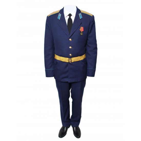 Russische sowjetische Parade Uniform der Offiziere der militärischen Luftwaffen der UdSSR