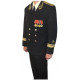 Soviet / russian navy fleet admiral embroidery black uniform kit