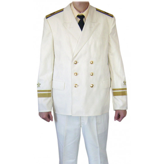 Sowjetische / russische Parade Vizeadmiral Marine Uniform mit Hut