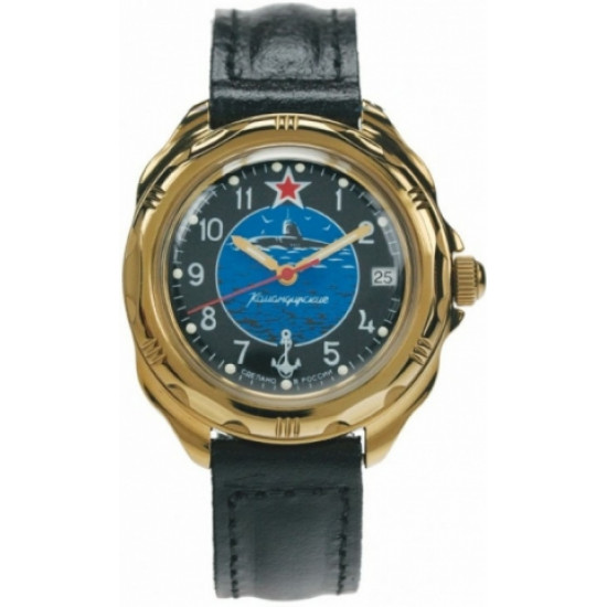 17ストーンロシアの軍の軍指揮官潜水艦腕時計vostok 219163