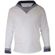 Sowjetische russische Marinejacke Sailor weißes Hemd "Flanka" UdSSR Sowjetische russische Marinejacke Sailor weißes Hemd "Flanka" UdSSR